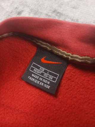 Felpa Nike Vintage Anni 90 Rossa