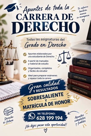 Apuntes asignaturas de Grado de Derecho (ULPGC)