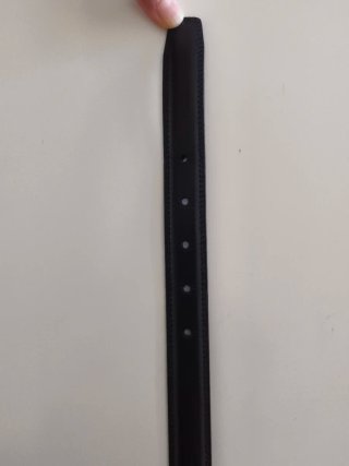 Cinturón de piel para niño azul marino