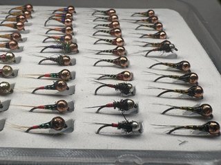 Caja de Ninfas para Pesca