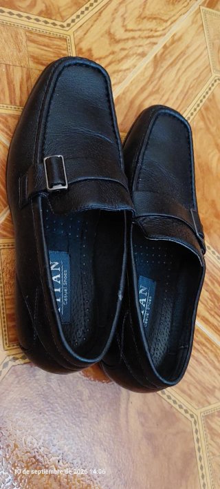 Mocasines Titan Hombre Talla 45 Negros