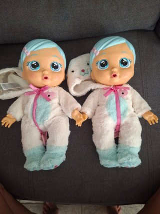 2 Bebés Llorones Maletín Médico