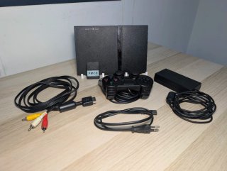 PACK COMPLETO PS2 SLIM NEGRA (PLAYSTATION 2)