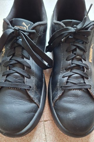 Puma Smash 3.0 Zapatillas Negras y Doradas