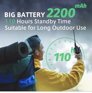 2 Baofeng UV-5R Walkie Talkie Dual Band