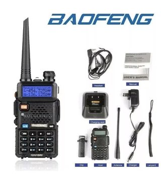 2 Baofeng UV-5R Walkie Talkie Dual Band