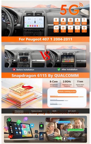 NUEVO! (240€) Radio Android 14 para Peugeot