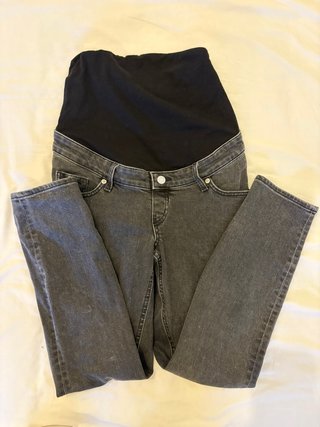 Vaqueros premamá talla XS gris