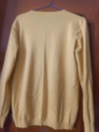 Chaqueta amarilla con brillos Talla L