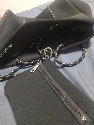 Bolso Neopreno Mujer Negro