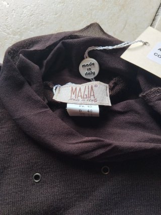 Maglia dolcevita donna marrone