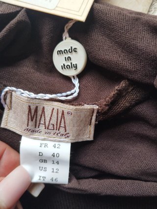 Maglia dolcevita donna marrone