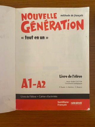Libro primero de bachillerato francés