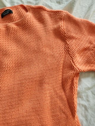 Jersey Zara Salmón Talla M