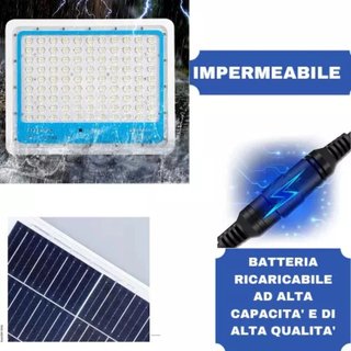 Lampione LED Solare 5000W Esterno