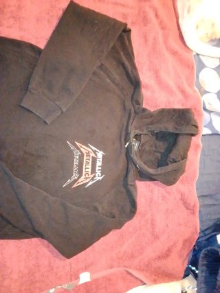 Sudadera Metallica Negra
