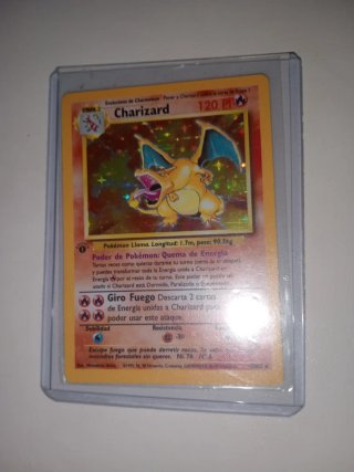 LEER ANUNCIO ! Charizard Carta Pokémon Primera Edi