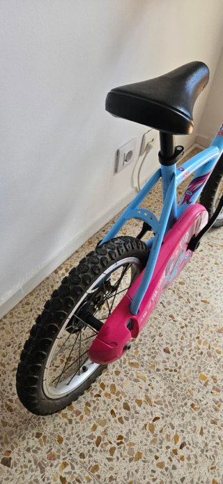 Bicicleta infantil BTWIN azul y rosa