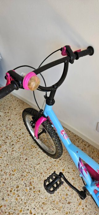Bicicleta infantil BTWIN azul y rosa