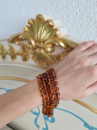 Collar de color de whiskey