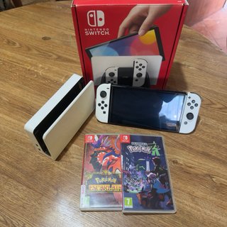 Nintendo Switch OLED Bianca + Scatola originale