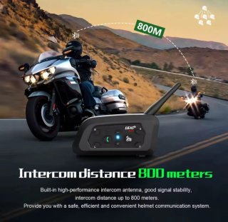 EJEAS V6 PRO+ Intercomunicador también Pack de 2