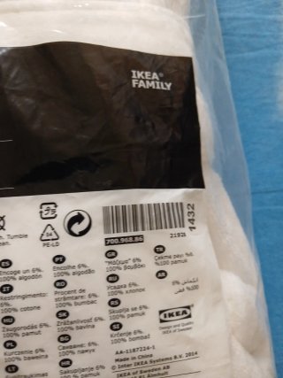 Accappatoio IKEA NJUTA S/M bianco