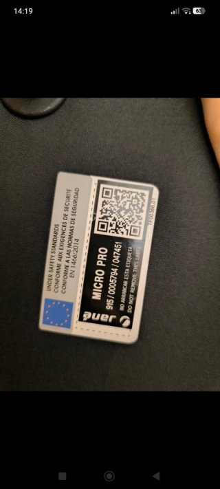 Capazo Micro Pro Jané azul