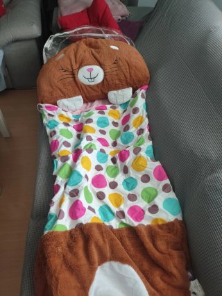 Peluche Dormiloco Conejo Marrón