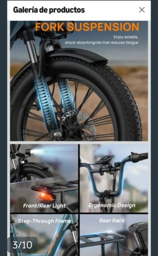 Bicicleta Eléctrica Nueva Sin Usar impecable 750€