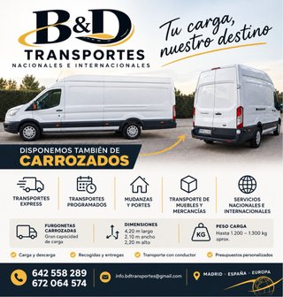 B&D TRANSPORTES | MADRID · ESPAÑA · EUROPA