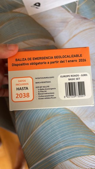 Baliza de emergencia V16 conectada DGT