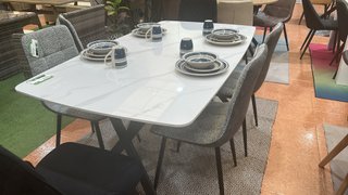 Pack 4 Sillas Tela Gris