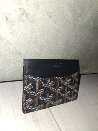 Portacarte Goyard Nero/Marrone