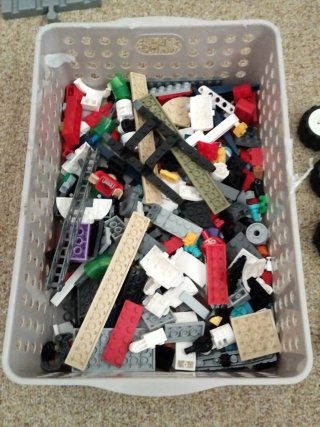 Lote piezas construcción lego