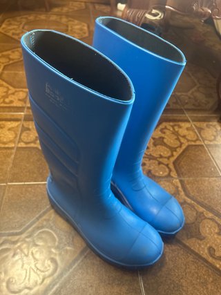 Botas de agua azules