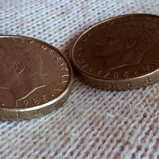 Lote 4 Monedas 100 Pesetas 1985-1989 Juan Carlos I