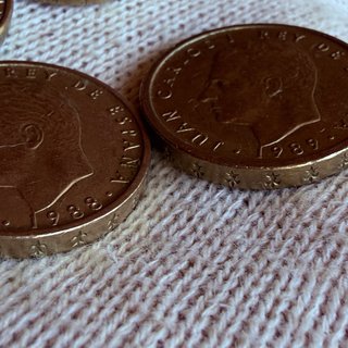 Lote 4 Monedas 100 Pesetas 1985-1989 Juan Carlos I