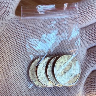Lote 4 Monedas 100 Pesetas 1985-1989 Juan Carlos I