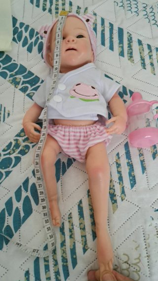 Muñeca silicona 33cm total 110€