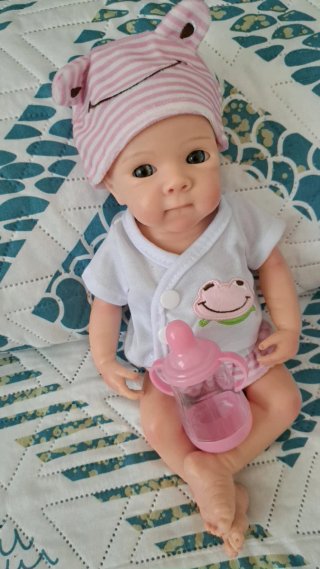 Muñeca silicona 33cm total 110€