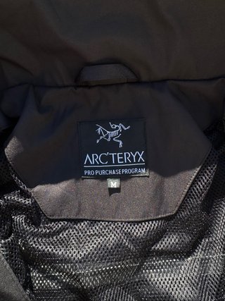 arc'teryx gore-tex shell jacket - preto