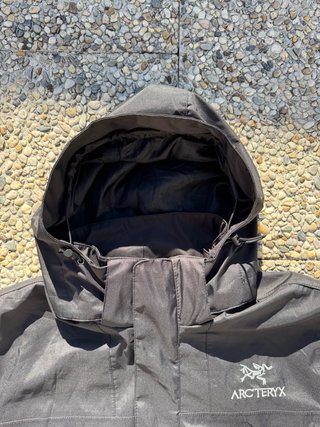 arc'teryx gore-tex shell jacket - preto