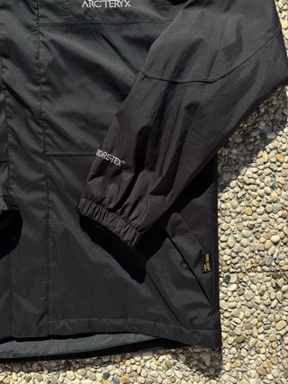 arc'teryx gore-tex shell jacket - preto