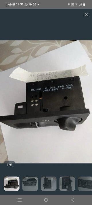 Regulador luces Golf 3