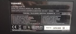 Televisión Toshiba Negra