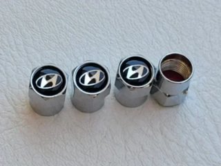 Tapas de Válvula Hyundai Cromadas