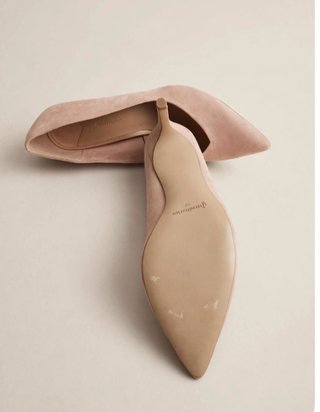 Zapatos tacón Stradivarius rosa talla 40