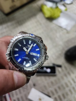 Reloj OLEVS Azul Acero Inoxidable