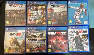 Lote 8 Juegos PS4